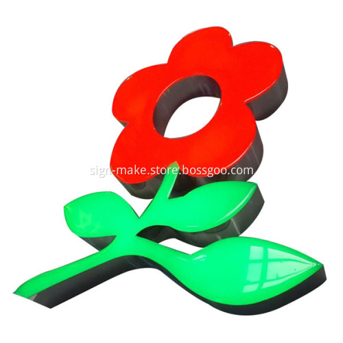 Epoxy Resin Filled Channel Letters for Shop Advertising